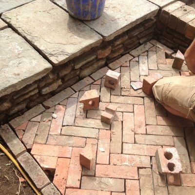 Reclaimed Brick Paving